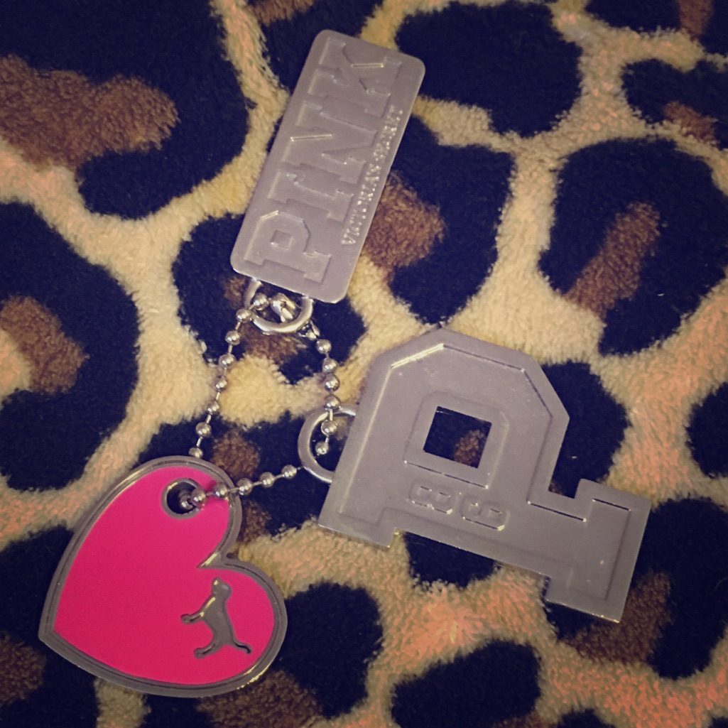Uft Vs Pink Heart Logo Charm Keychain
